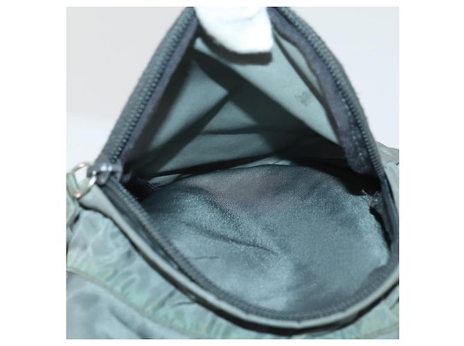 PRADA Backpack Nylon Gray Silver Auth BA10134 Brown Silvery - view 26