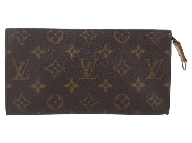 Bucket LOUIS VUITTON Monogramma Secchiello GM Pochette Accessorio LV Auth hk3390 - vista 13
