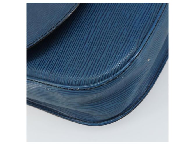 LOUIS VUITTON Borsa a Spalla Epi Saint Cloud GM Blu Toledo M52195 LV Auth 168028 - vista 15