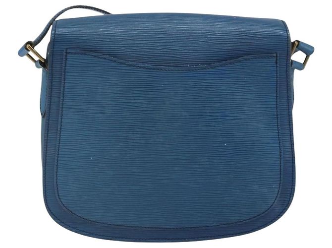 LOUIS VUITTON Borsa a Spalla Epi Saint Cloud GM Blu Toledo M52195 LV Auth 168028 - vista 2