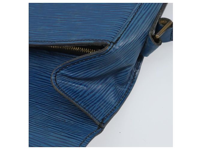 LOUIS VUITTON Borsa a Spalla Epi Saint Cloud GM Blu Toledo M52195 LV Auth 168028 - vista 20