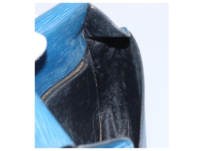 LOUIS VUITTON Borsa a Spalla Epi Saint Cloud GM Blu Toledo M52195 LV Auth 168028 - vista 22