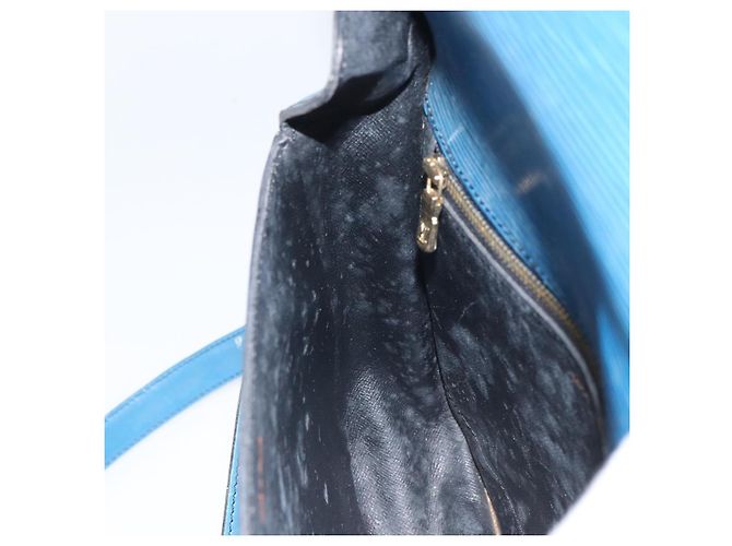 LOUIS VUITTON Borsa a Spalla Epi Saint Cloud GM Blu Toledo M52195 LV Auth 168028 - vista 23