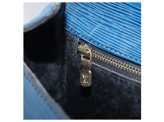 LOUIS VUITTON Borsa a Spalla Epi Saint Cloud GM Blu Toledo M52195 LV Auth 168028 - vista 24