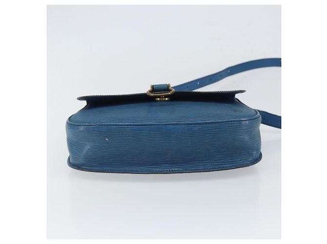 LOUIS VUITTON Borsa a Spalla Epi Saint Cloud GM Blu Toledo M52195 LV Auth 168028 - vista 5
