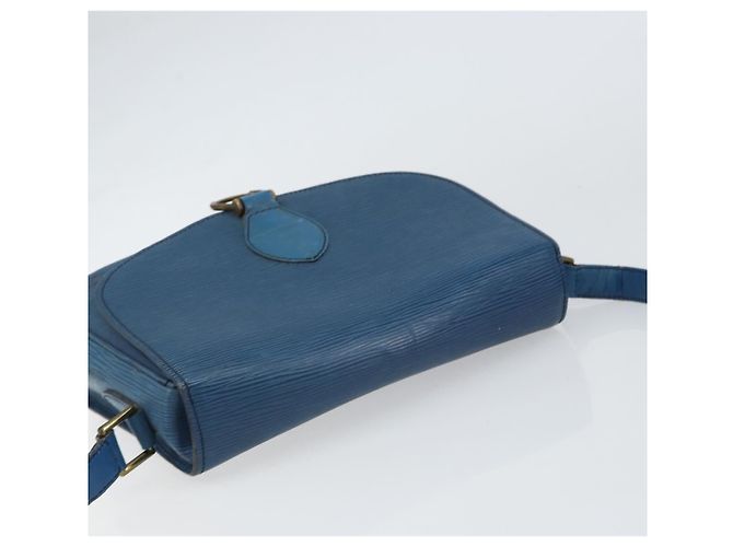 LOUIS VUITTON Borsa a Spalla Epi Saint Cloud GM Blu Toledo M52195 LV Auth 168028 - vista 6