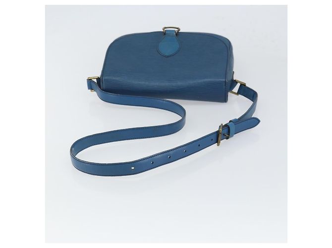 LOUIS VUITTON Borsa a Spalla Epi Saint Cloud GM Blu Toledo M52195 LV Auth 168028 - vista 7
