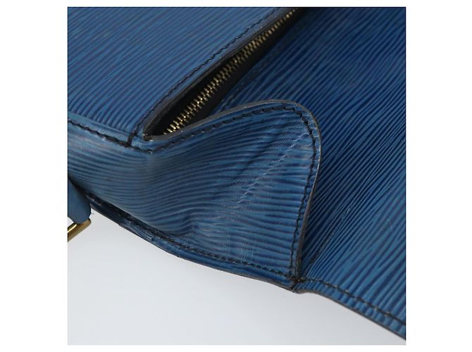 LOUIS VUITTON Borsa a Spalla Epi Saint Cloud GM Blu Toledo M52195 LV Auth 168028 - vista 9