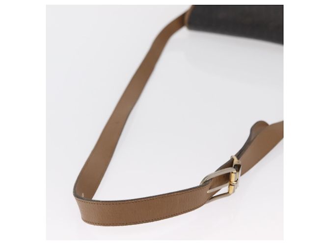 Borsa a spalla in tela a nido d'ape PVC nera e dorata Christian Dior Auth 170469 Nero D'oro - vista 7