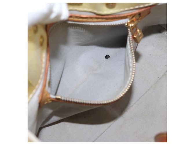 LOUIS VUITTON Borsa a Mano Monogram Vernis Reade PM Perle M91336 LV Auth 159821 - vista 11