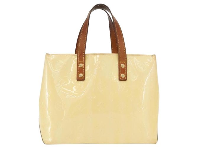 LOUIS VUITTON Borsa a Mano Monogram Vernis Reade PM Perle M91336 LV Auth 159821 - vista 13
