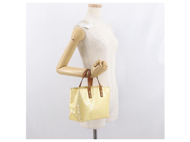 LOUIS VUITTON Borsa a Mano Monogram Vernis Reade PM Perle M91336 LV Auth 159821 - vista 23