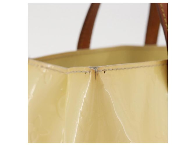 LOUIS VUITTON Borsa a Mano Monogram Vernis Reade PM Perle M91336 LV Auth 159821 - vista 4