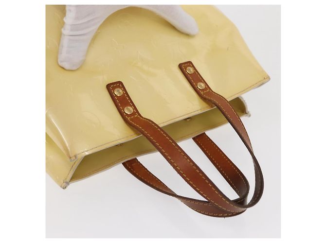 LOUIS VUITTON Borsa a Mano Monogram Vernis Reade PM Perle M91336 LV Auth 159821 - vista 7