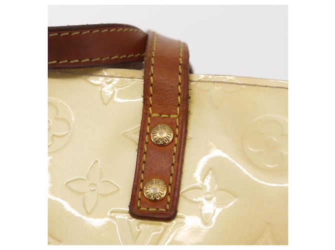 LOUIS VUITTON Borsa a Mano Monogram Vernis Reade PM Perle M91336 LV Auth 159821 - vista 9