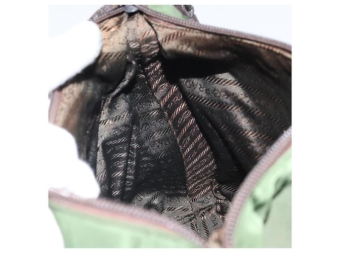 Borsa a Spalla PRADA in Nylon Khaki Auth bs33080 Cachi - vista 19