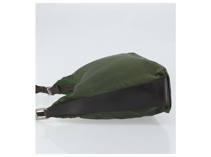 Borsa a Spalla PRADA in Nylon Khaki Auth bs33080 Cachi - vista 4