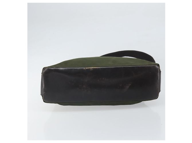 Borsa a Spalla PRADA in Nylon Khaki Auth bs33080 Cachi - vista 5