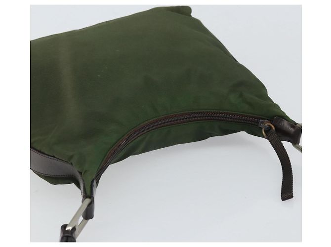 Borsa a Spalla PRADA in Nylon Khaki Auth bs33080 Cachi - vista 6