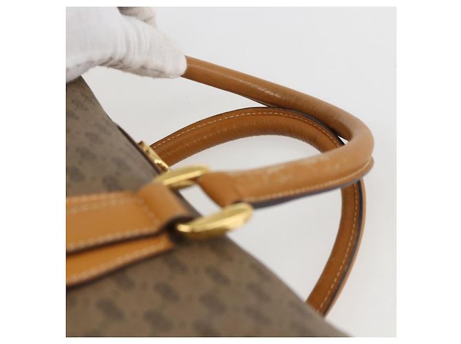 Gucci Borsa a mano Micro GG Supreme in pelle PVC 2 in 1 beige oro Auth BA10107 D'oro - vista 14