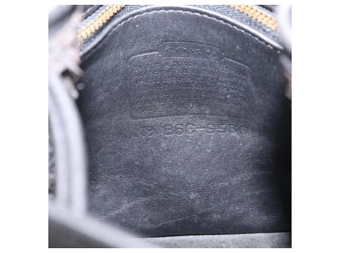 Coach Zaino in pelle nero e oro Auth am9257 D'oro - vista 12