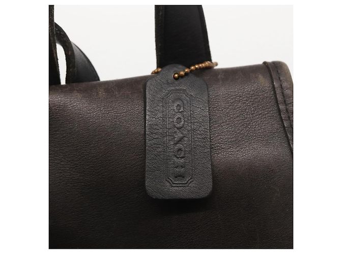 Coach Zaino in pelle nero e oro Auth am9257 D'oro - vista 20