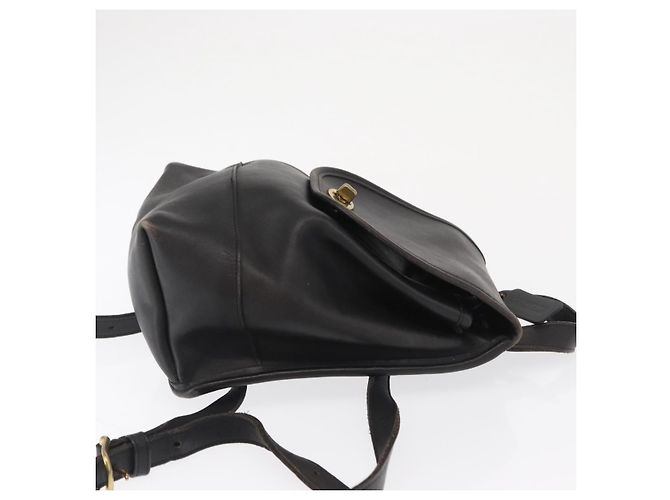 Coach Zaino in pelle nero e oro Auth am9257 D'oro - vista 3