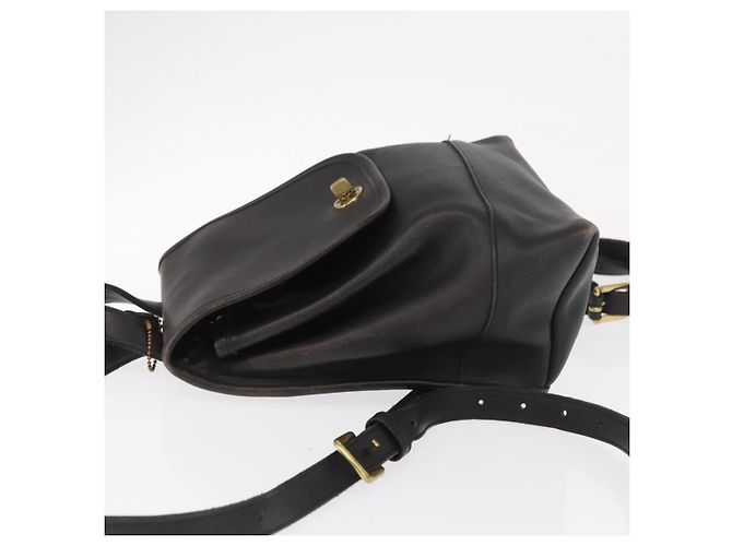 Coach Zaino in pelle nero e oro Auth am9257 D'oro - vista 4