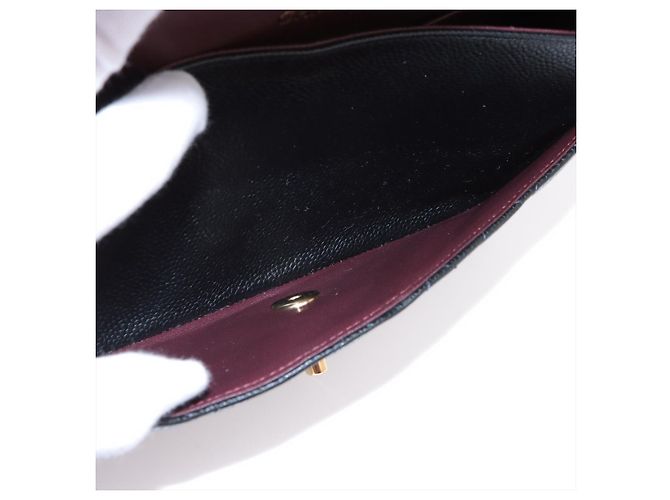 Timeless Chanel Borsa a spalla matelassé in pelle caviar nera con doppio flap classico medio Nero - vista 11