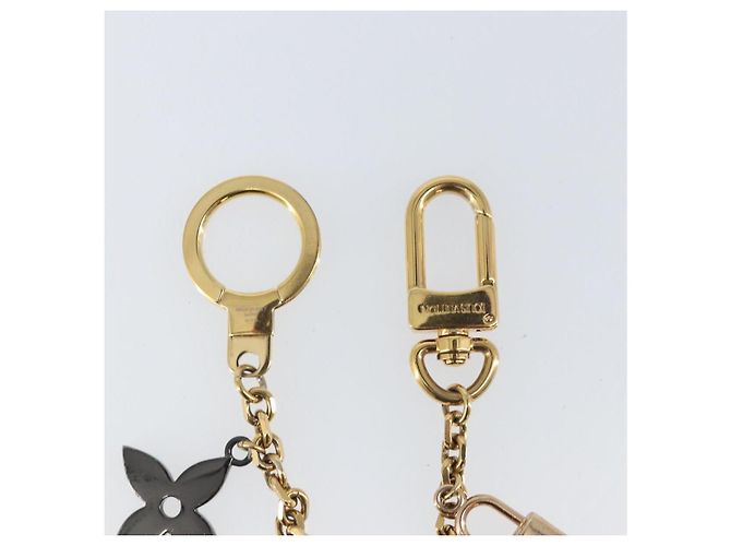 LOUIS VUITTON Portachiavi in metallo Chain Caleido V Charm oro M67379 LV Auth 170801 - vista 6