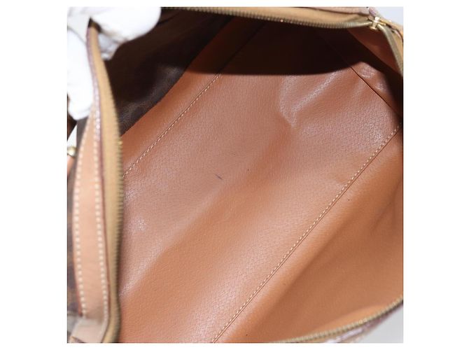 Céline Borsa a mano in tela Macadam CELINE in pelle PVC marrone e oro Auth 170409 D'oro - vista 10