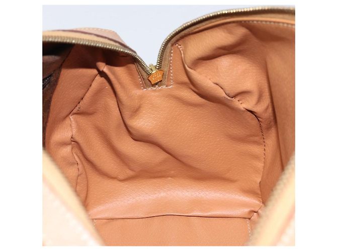 Céline Borsa a mano in tela Macadam CELINE in pelle PVC marrone e oro Auth 170409 D'oro - vista 19