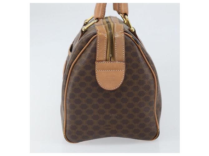 Céline Borsa a mano in tela Macadam CELINE in pelle PVC marrone e oro Auth 170409 D'oro - vista 4