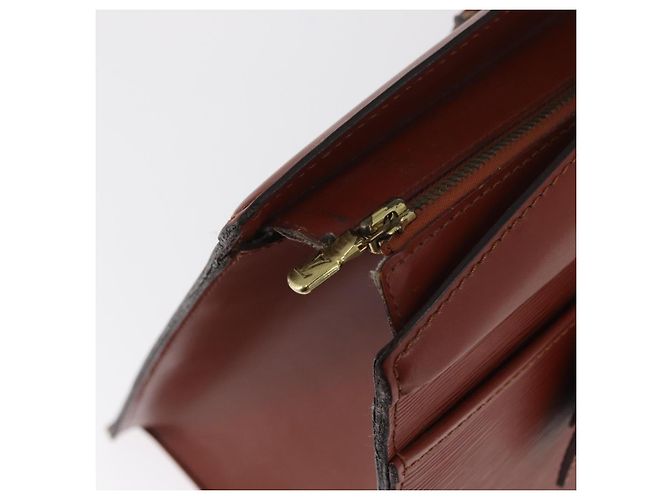 LOUIS VUITTON Borsa a Mano Epi Riviera Marrone M48183 LV Auth 169585 - vista 10