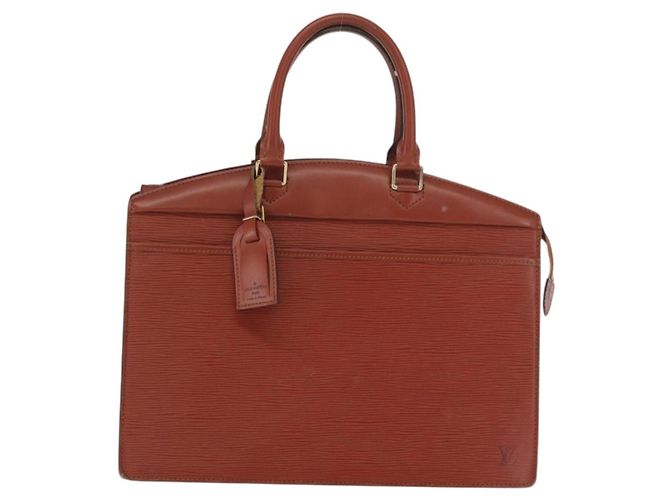 LOUIS VUITTON Borsa a Mano Epi Riviera Marrone M48183 LV Auth 169585 - vista 13