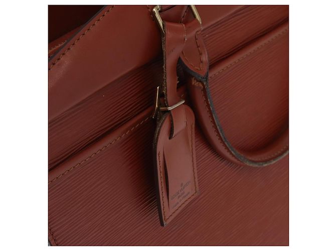 LOUIS VUITTON Borsa a Mano Epi Riviera Marrone M48183 LV Auth 169585 - vista 18