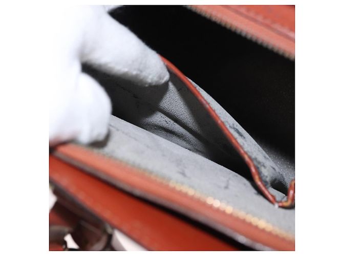 LOUIS VUITTON Borsa a Mano Epi Riviera Marrone M48183 LV Auth 169585 - vista 21