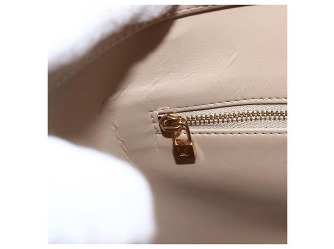 LOUIS VUITTON Borsa a Mano Houston Monogram Vernis Gialla M91121 LV Auth ka2056 Giallo - vista 18
