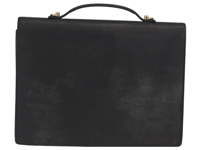 LOUIS VUITTON Epi Porta Documenti a Tracolla Briefcase Nera M54462 Auth ka2157 Nero - vista 2