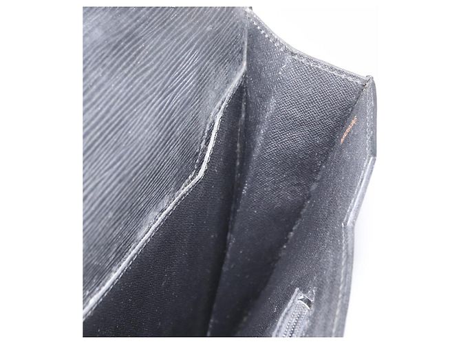 LOUIS VUITTON Epi Porta Documenti a Tracolla Briefcase Nera M54462 Auth ka2157 Nero - vista 21