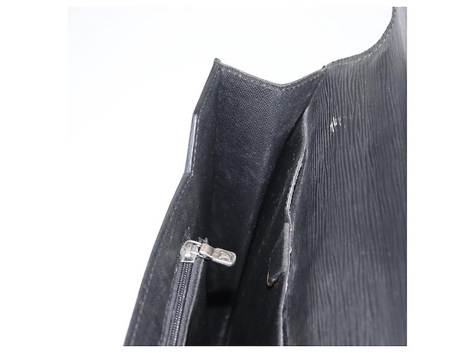 LOUIS VUITTON Epi Porta Documenti a Tracolla Briefcase Nera M54462 Auth ka2157 Nero - vista 22