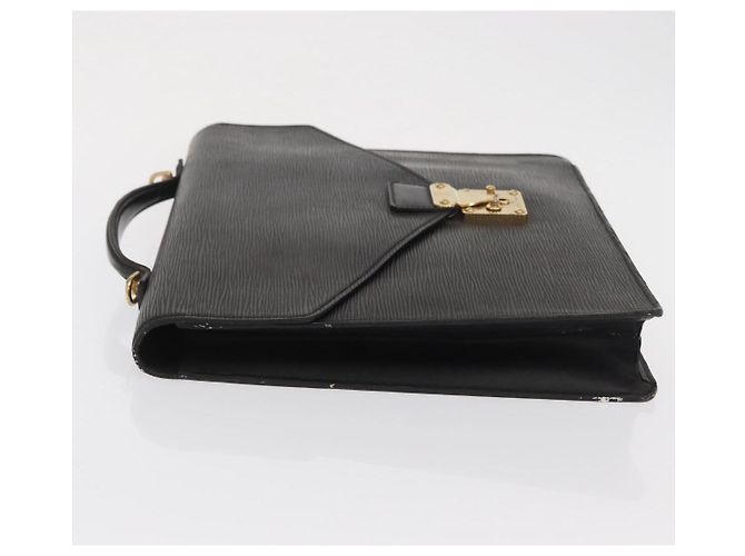 LOUIS VUITTON Epi Porta Documenti a Tracolla Briefcase Nera M54462 Auth ka2157 Nero - vista 4