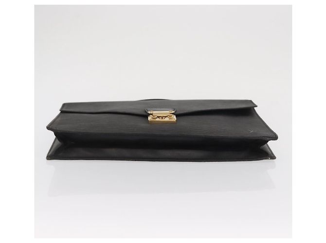 LOUIS VUITTON Epi Porta Documenti a Tracolla Briefcase Nera M54462 Auth ka2157 Nero - vista 5