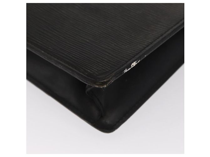 LOUIS VUITTON Epi Porta Documenti a Tracolla Briefcase Nera M54462 Auth ka2157 Nero - vista 8