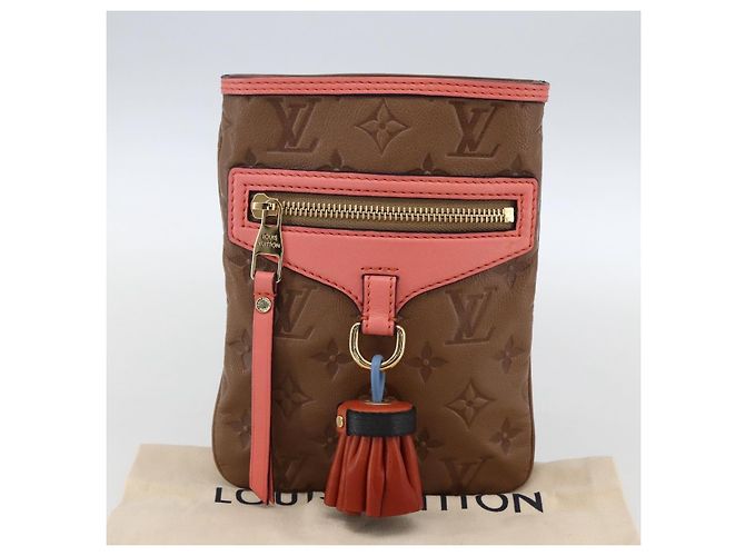 LOUIS VUITTON Borsa Piatta Monogram Empreinte Marrone M40369 LV Auth 170001SAM - vista 12