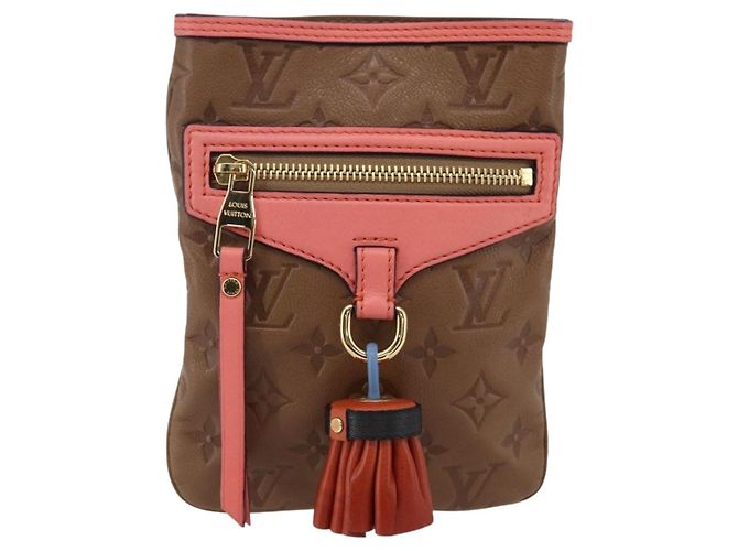 LOUIS VUITTON Borsa Piatta Monogram Empreinte Marrone M40369 LV Auth 170001SAM - vista 13