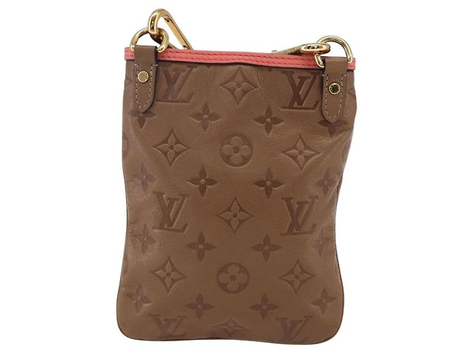 LOUIS VUITTON Borsa Piatta Monogram Empreinte Marrone M40369 LV Auth 170001SAM - vista 2