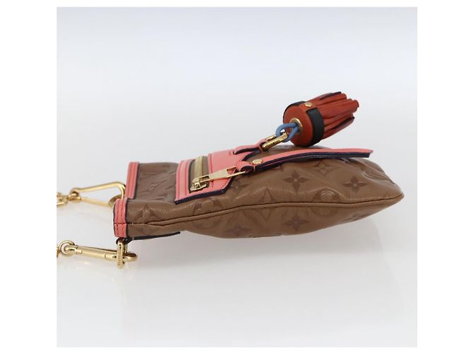 LOUIS VUITTON Borsa Piatta Monogram Empreinte Marrone M40369 LV Auth 170001SAM - vista 3