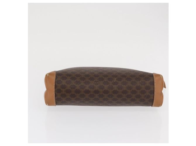 Céline Clutch in tela Macadam CELINE in pelle PVC marrone oro Auth 170341 D'oro - vista 6