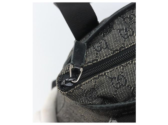 GUCCI GG Canvas Tote Bag Schwarz Silber 28893 Auth 170369 - Ansicht 10